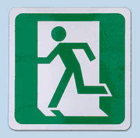 Fire Exit Sign